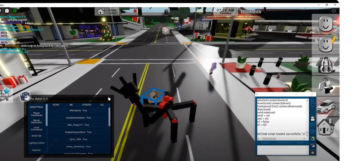 RC7 Executor main interface